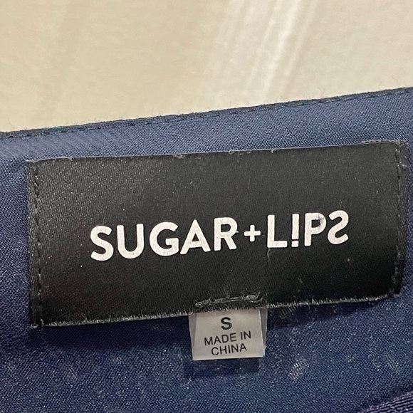 SUGAR+LIPS Long sleeve Boho Chic Multi color print Midi Dress Size S - Picture 8 of 8